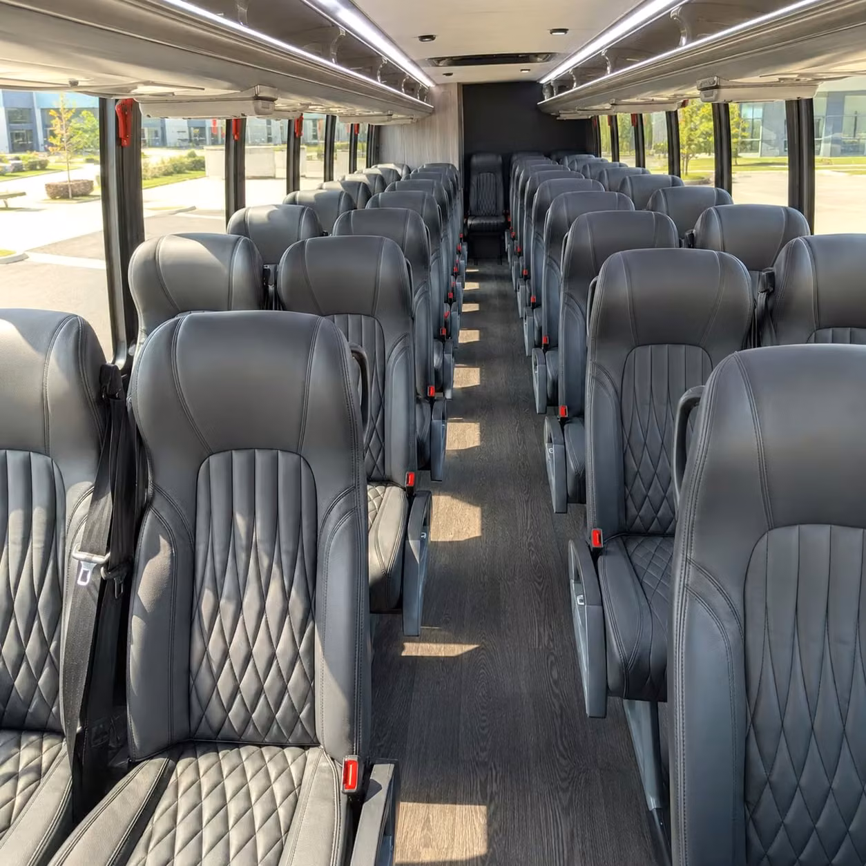 25 passenger minibus interior