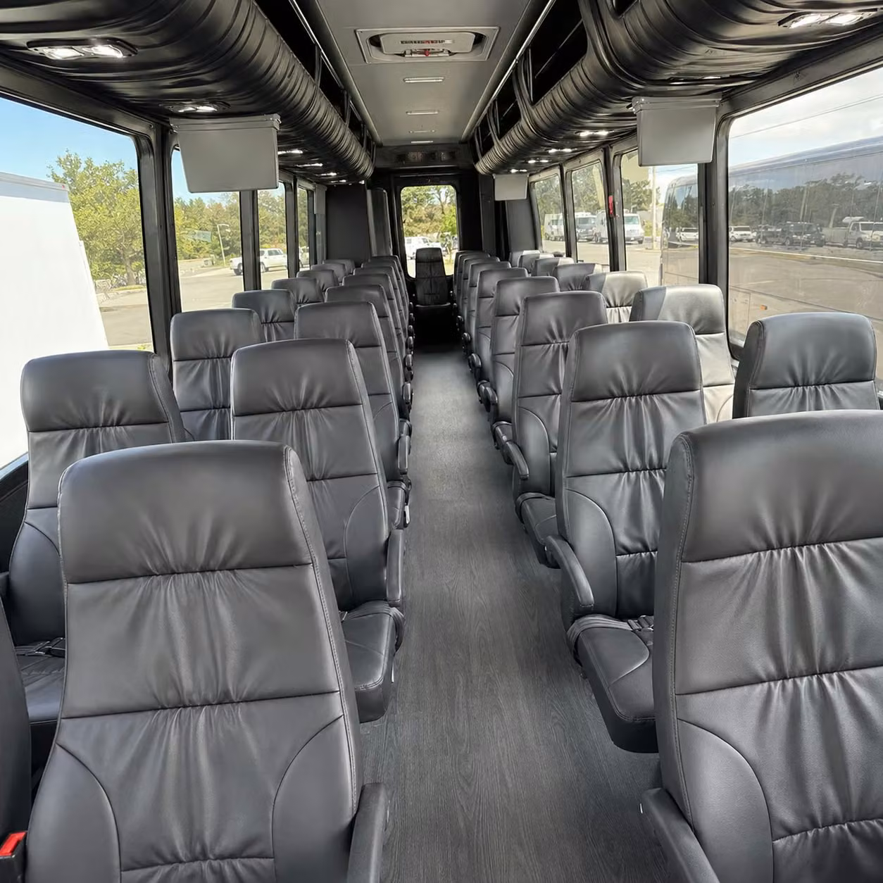 28 passenger minibus inside