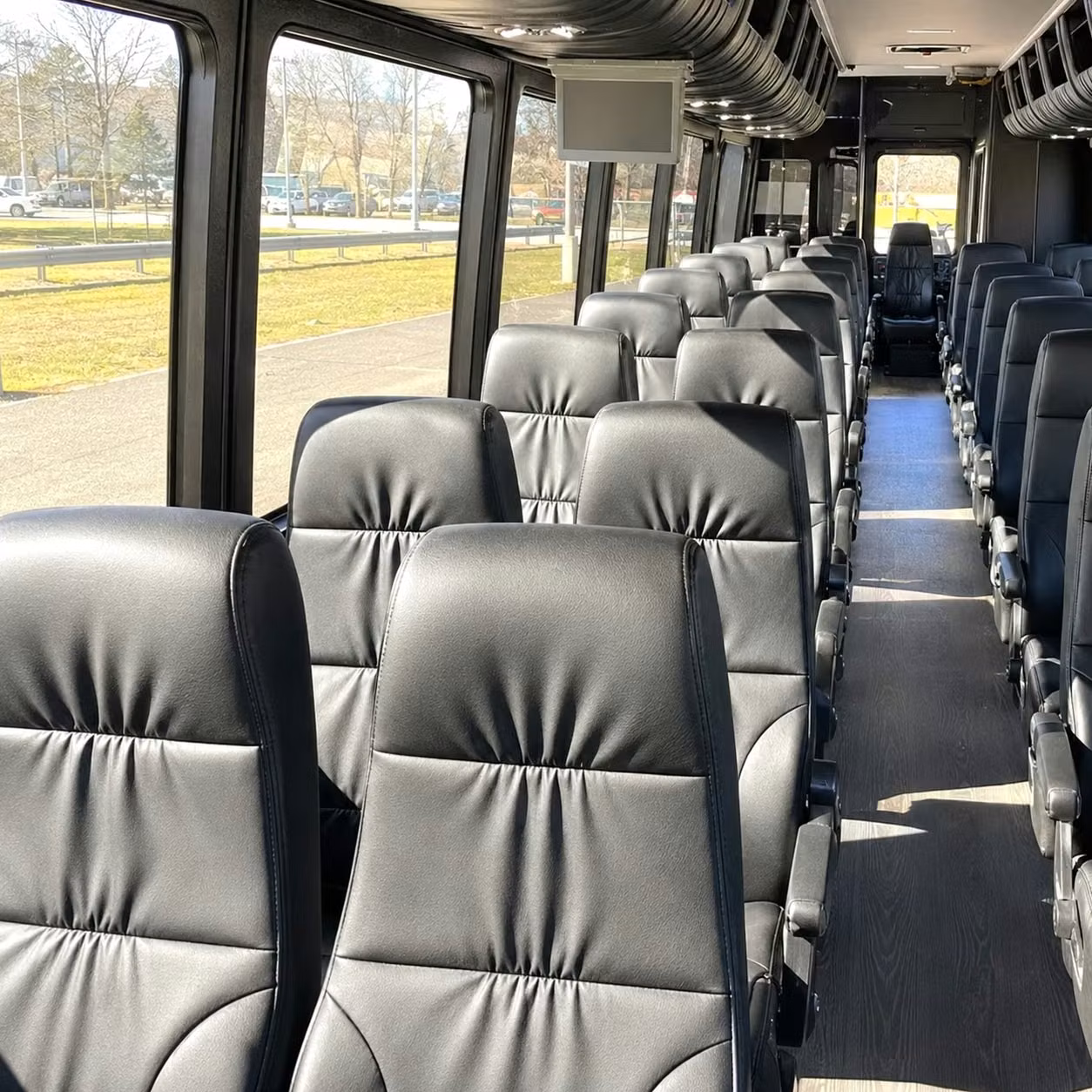 28 passenger minibus interior