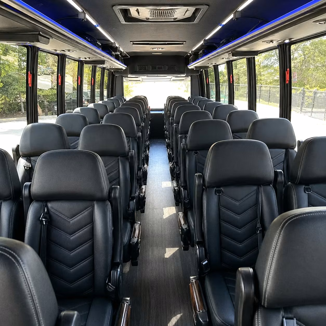 30 passenger minibus interior