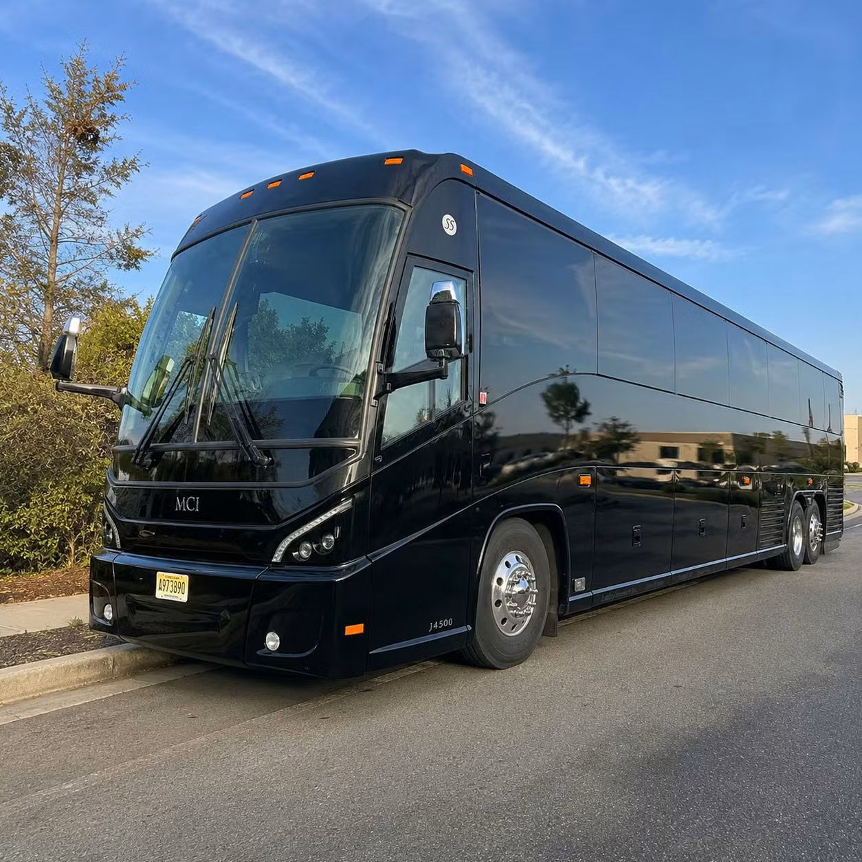56 passenger charter bus